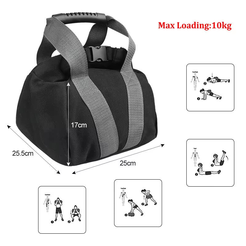 Unfilled Fitness Sandbag Fitness Body Building 5-30Kg Weight Lifting Bulgarian Sandbag Power Bag Gym Sports Muscle Training